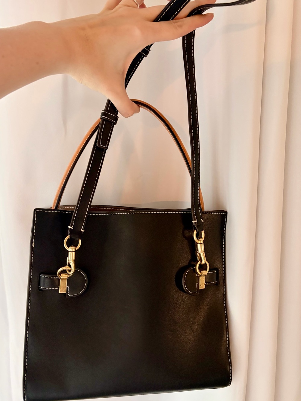 Tory Burch Lee Radziwill Small Double Shoulder Bag - Picture 9 of 15